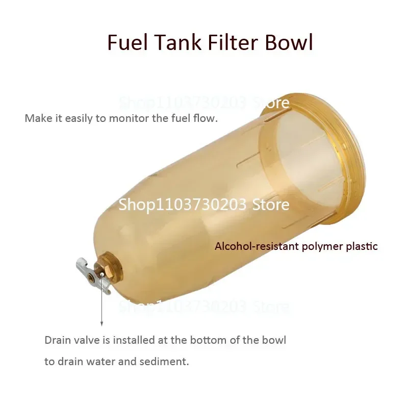 B10-AL Fuel Tank Filter Assembly 496 Oil-water Separator, Maximum 30 Microns, 25 Gpm, 150 Psi, with 2 Filters
