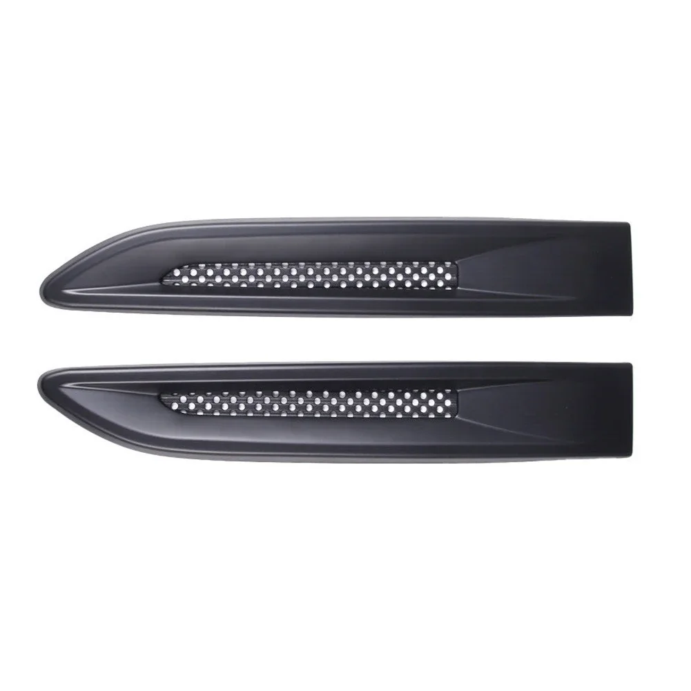 2Pcs External Side Fender Air Vent Outlet Trim for Jaguar Fpace XE XF X761 2016 to 2019 Years Plastic Construction