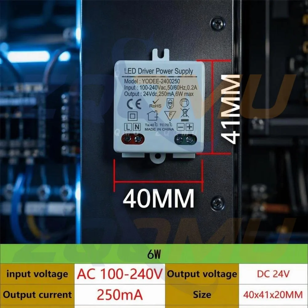 LED Driver DC 5V 12V 24V Constant Voltage Switching Power Supply 3W 6W 7.2W 10W 12W 15W 250mA-2000mA LED Transformer Adapter for