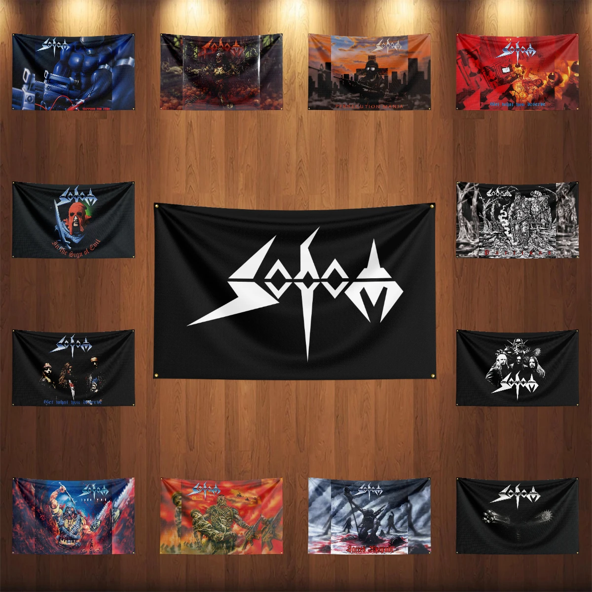 3x5 Ft Heavy Rock Band S-Sodoms Flag Polyester Digital Printing Banner for Bedroom Wall Art Out Door Tapestry Decora