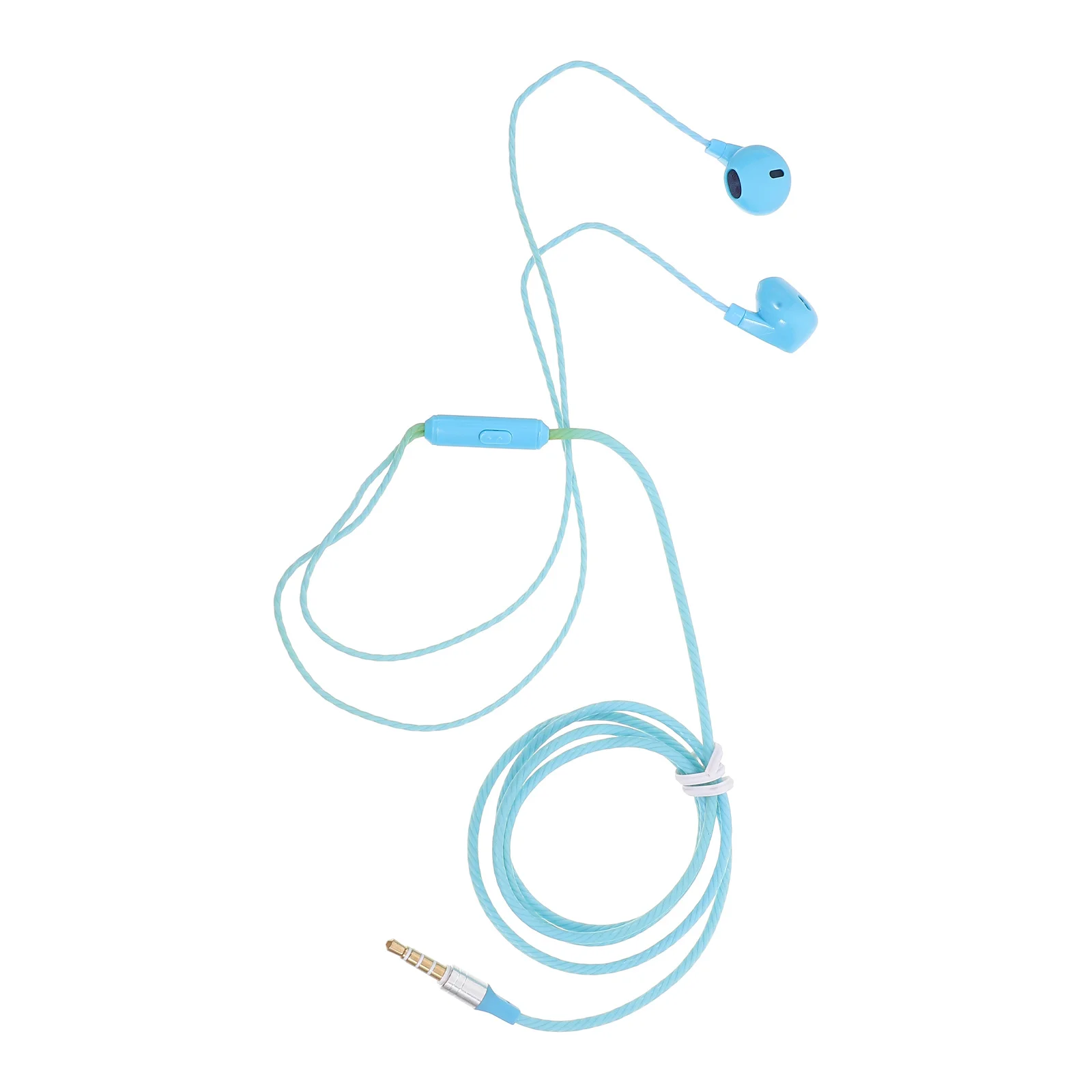 

Earbuds Headphones With Mic Headset With Mic Microphone Stereo Sound Comfortable Fit 3.5Mm Jack For Mp3 Blue