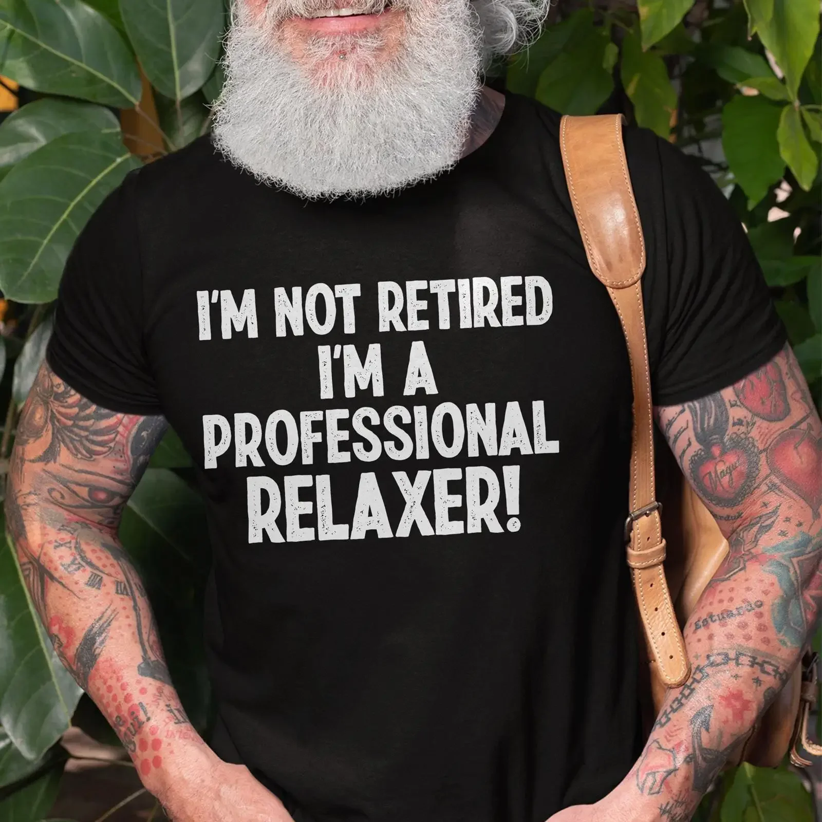 Retirement funny shirt professional relaxer retiree papa husband dad gifT T tee Men's grandfather vintage Washed