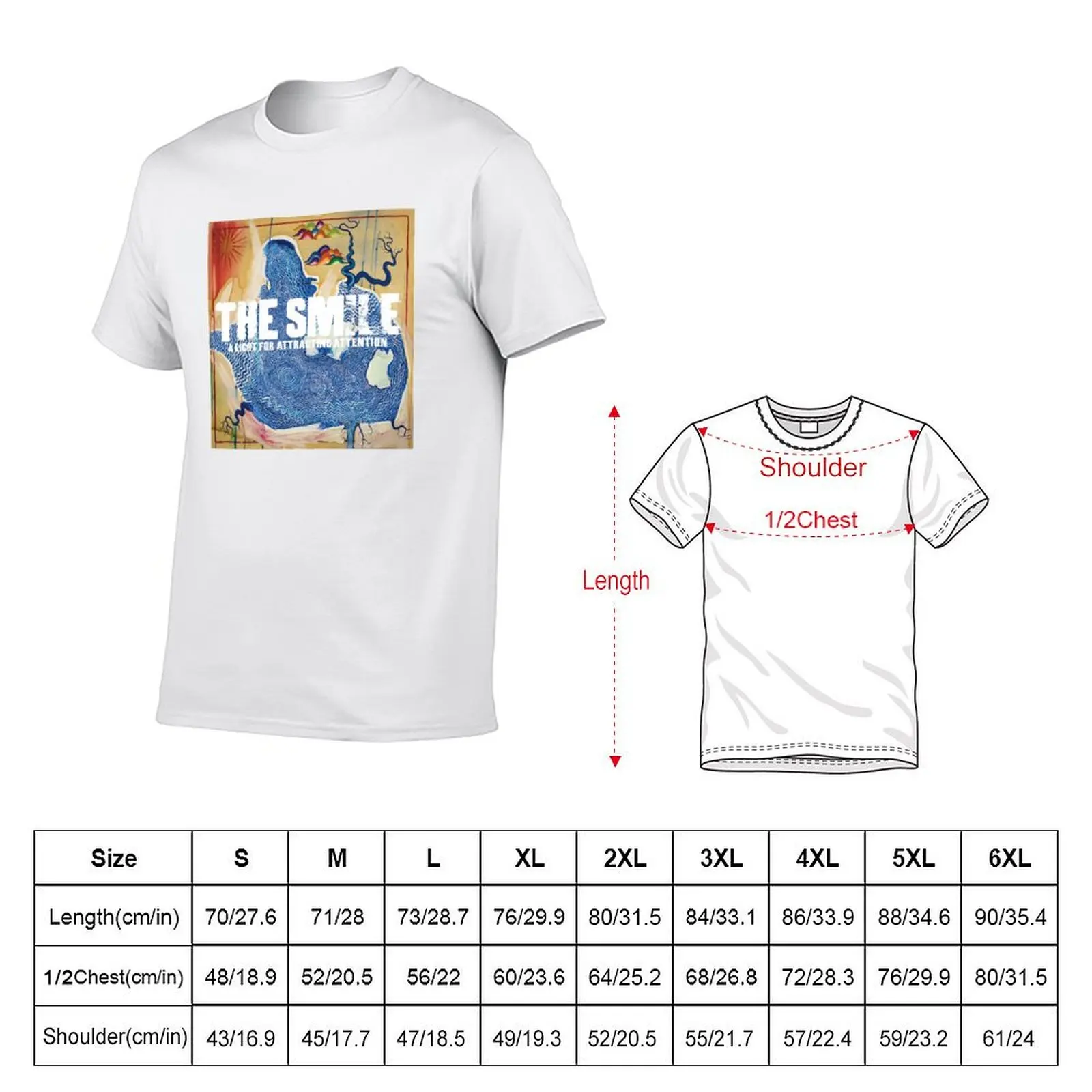 A Smile Light for Attracting Attention T-Shirt Casual Graphic Print Tee