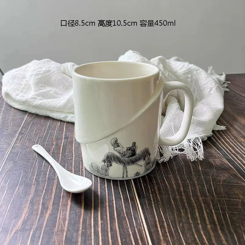 2025 الأنساب الروحية لقطعة واحدة وتقدير الغلاف الفني لأغنية أسد سورون: هدية عيد الميلاد مع كوب #4