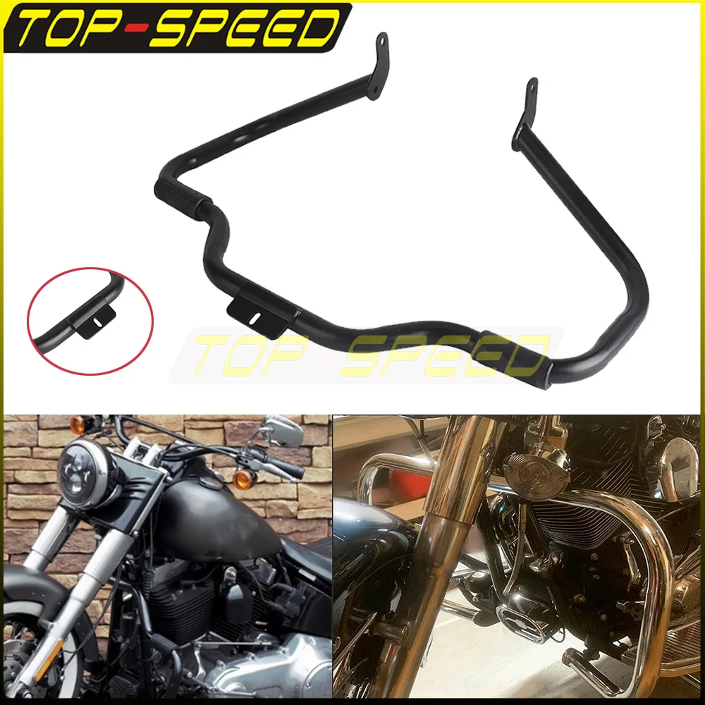 

Engine Guard Protector Frame Crash Bar Highway For Harley Softail Deluxe FLSTN EFI FLSTNI 2005-2017 Fat Boy Lo S FLSTFBS FLSTFB