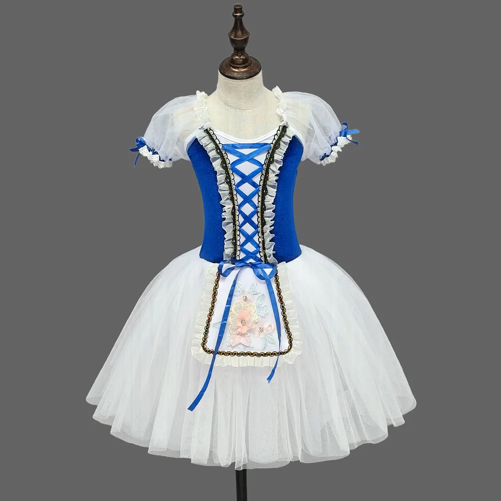 Gonna da Balletto per Bambine, Costume da Ballerina per Spettacoli Scolastici, Abito per Esibizioni di Danza, Costume per Performance di Gruppo