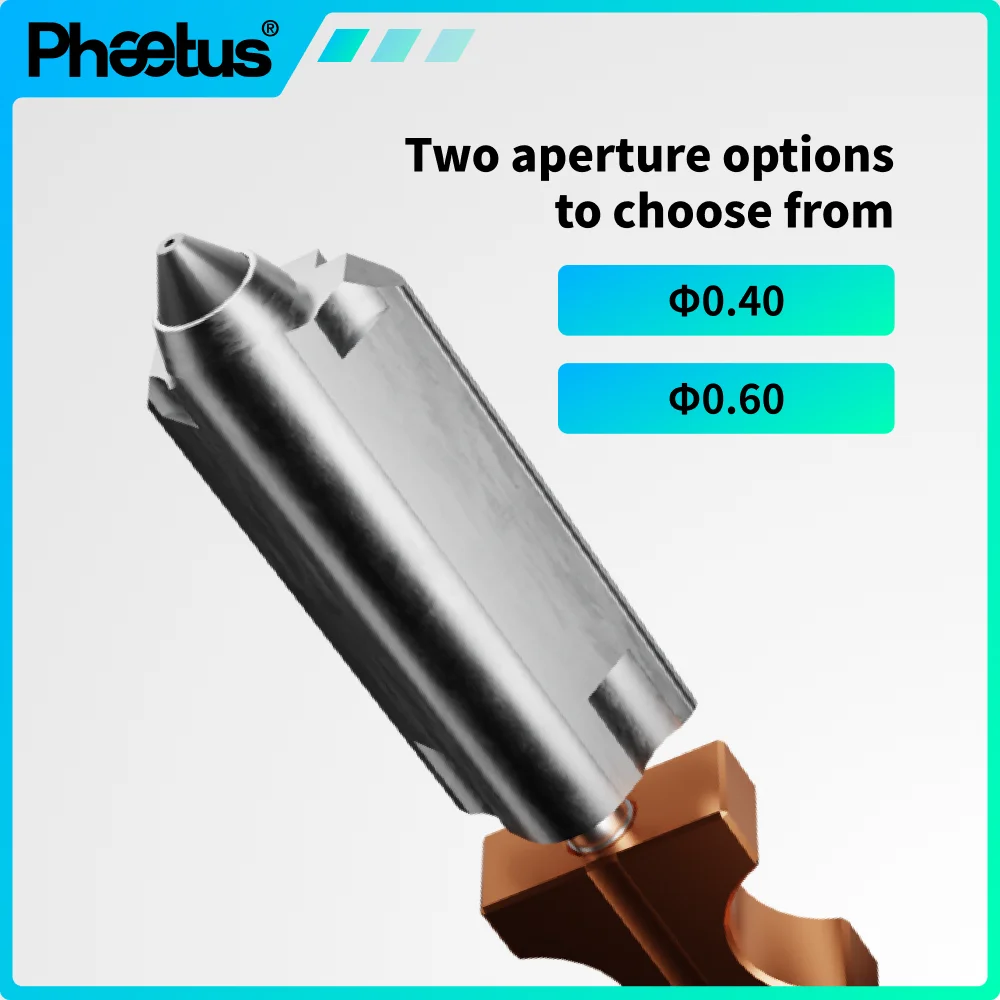 

Phaetus For FlashForge Ad5x Nozzle Silicon Carbide 0.4 0.6mm Adverturer Ad5x Flashforge Extruder Ad5x Hotend 3d Printer Parts