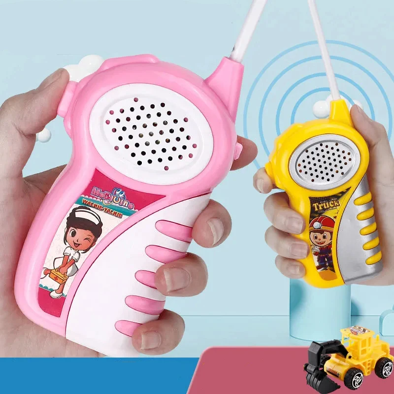 Children's Wireless Call Intercom Machine Cartoon Electronic Toy Parent-child Phone Call Outdoor Baby Boys And Girls