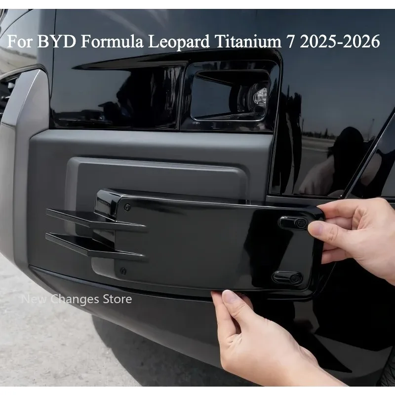 

For BYD Formula Leopard Titanium 7 Front Bumper Anti-collision Corner ‌Auto Front Bumper Corner Decorative Cover Upgrade Parts