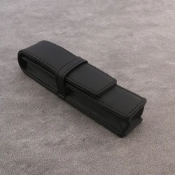 1pc Leather Pen Bag Packaging Bag Black Business Classmates Gift Case Stationery Office Supplies Bag