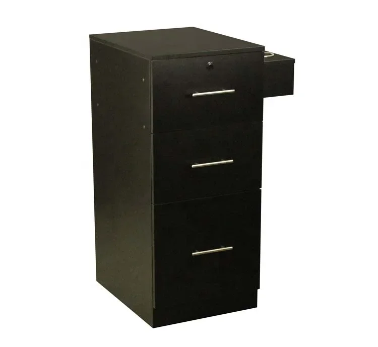 High Quality Customized Fashion Multifunctional Barber Shop Storage Cabinet Barber Shop Cabinet With 3pcs Big Drawers