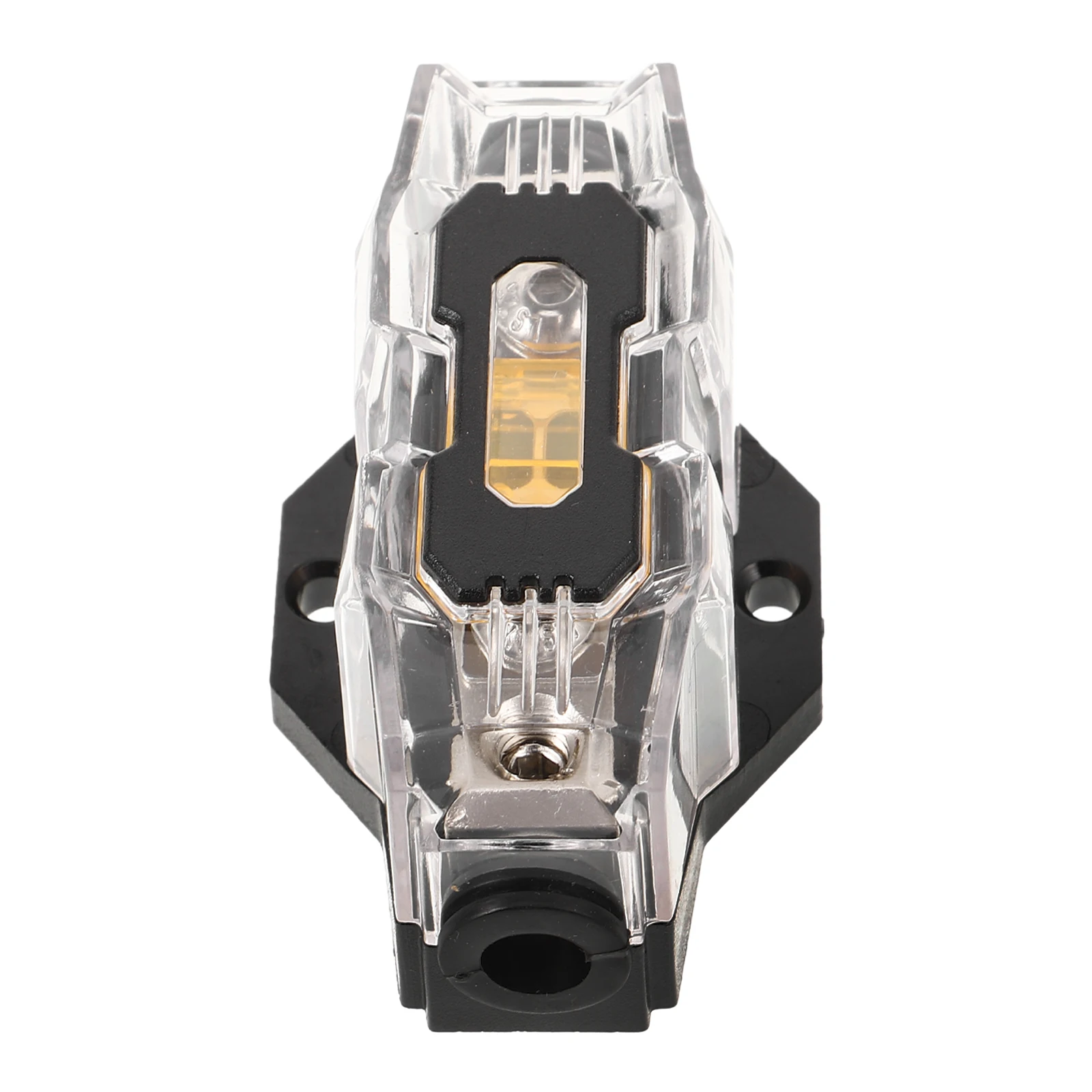 

Premium Auto Audio Block 1 Way 32V 80A Car Amplifier Fuse Holder Transparent Cover Marine Amp Fuse Block Stable Current