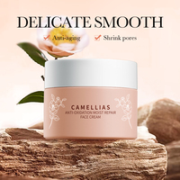 Camellia Antioxidant Moisturizing Repair Cream Hyaluronic Acid Anti A-ging Repair Skin Face Lotion Oil Control Skin Care