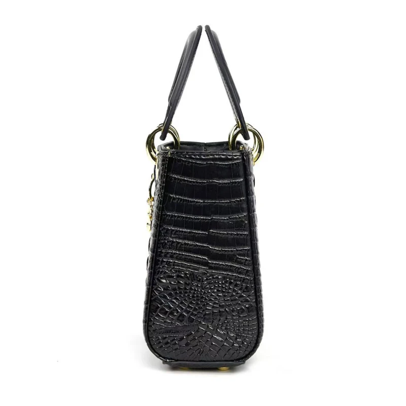 3-piece women's handbag set, small and lightweight crocodile-embossed small square bag, fashionable and versatile shoulder view 5
