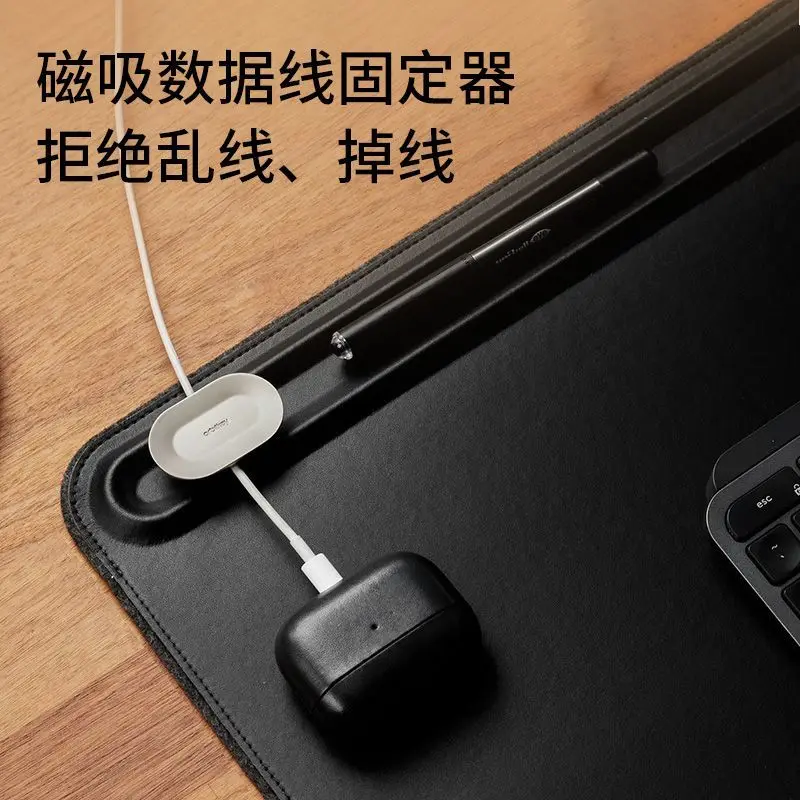 Office desk mat leather oversized mouse pad keyboard pad game waterproof