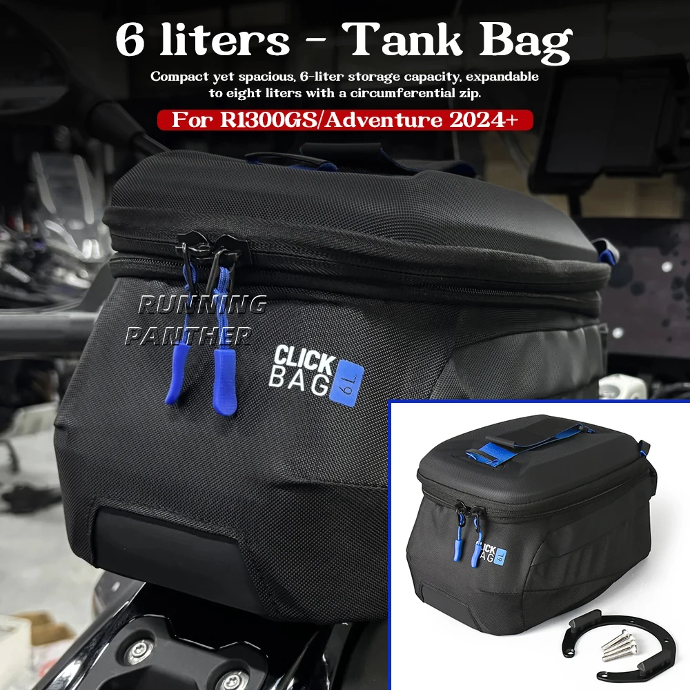 

Motorcycle tank bag Fuel tank storage bag Stable storage bag For R1300GS 2023- R1300GS Adventure 2024- R1300GS fuel tank pack