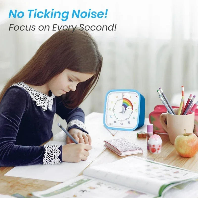 Children's Cartoon Alarm Clock Electronic Clock Multifunctional Student Visual Timer Kitchen Timer Durable