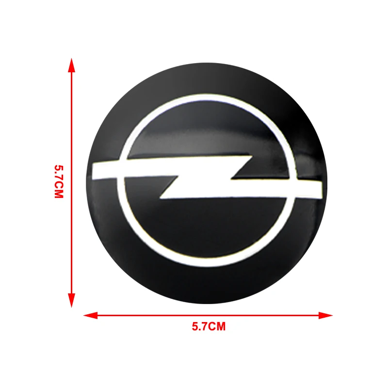 4pcs Car Wheel Hub Center Cap Sticker Metal Emblem Sticker For Opel Astra j g Insignia Corsa d Vectra c Zafira a Auto Gadgets
