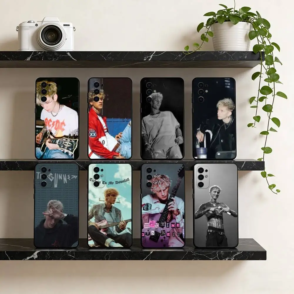

MGK Phone Case For Samsung S25,S24,S21,S22,S23,S30,Ultra,S20,Plus,Fe,Lite,Note,10,Black Cover
