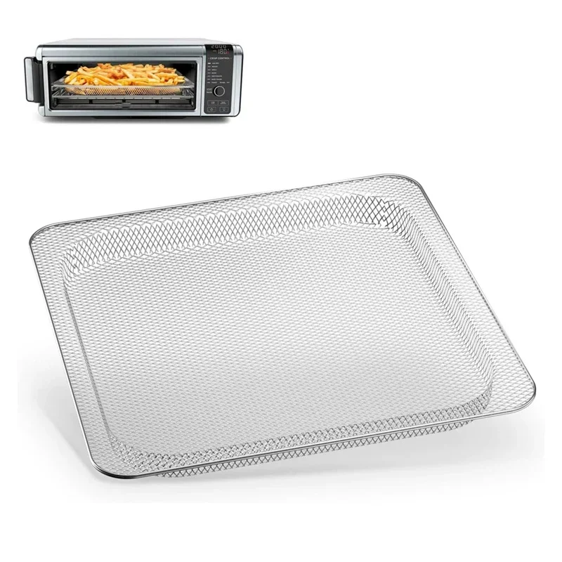 

Oven Grill Net Stainlness Steel Air Fryer Accessories for Ninja Foodi SP101/SP100/SP101B1/SP101C Replaceable Grid Grilling Net