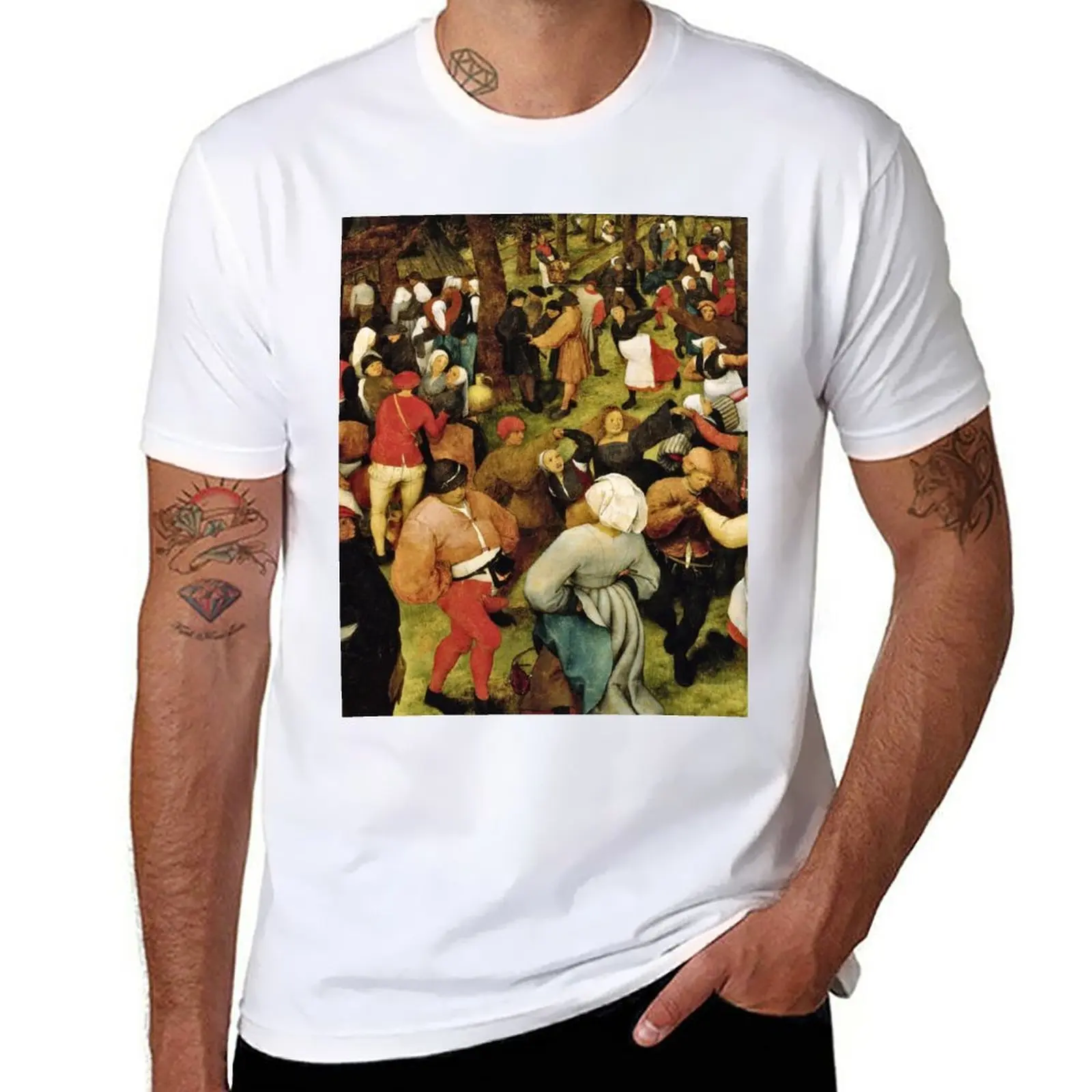 

New Pieter Bruegel The Elder - The Wedding Dance T-Shirt sweat shirts blank t shirts Short t-shirt mens graphic t-shirts pack