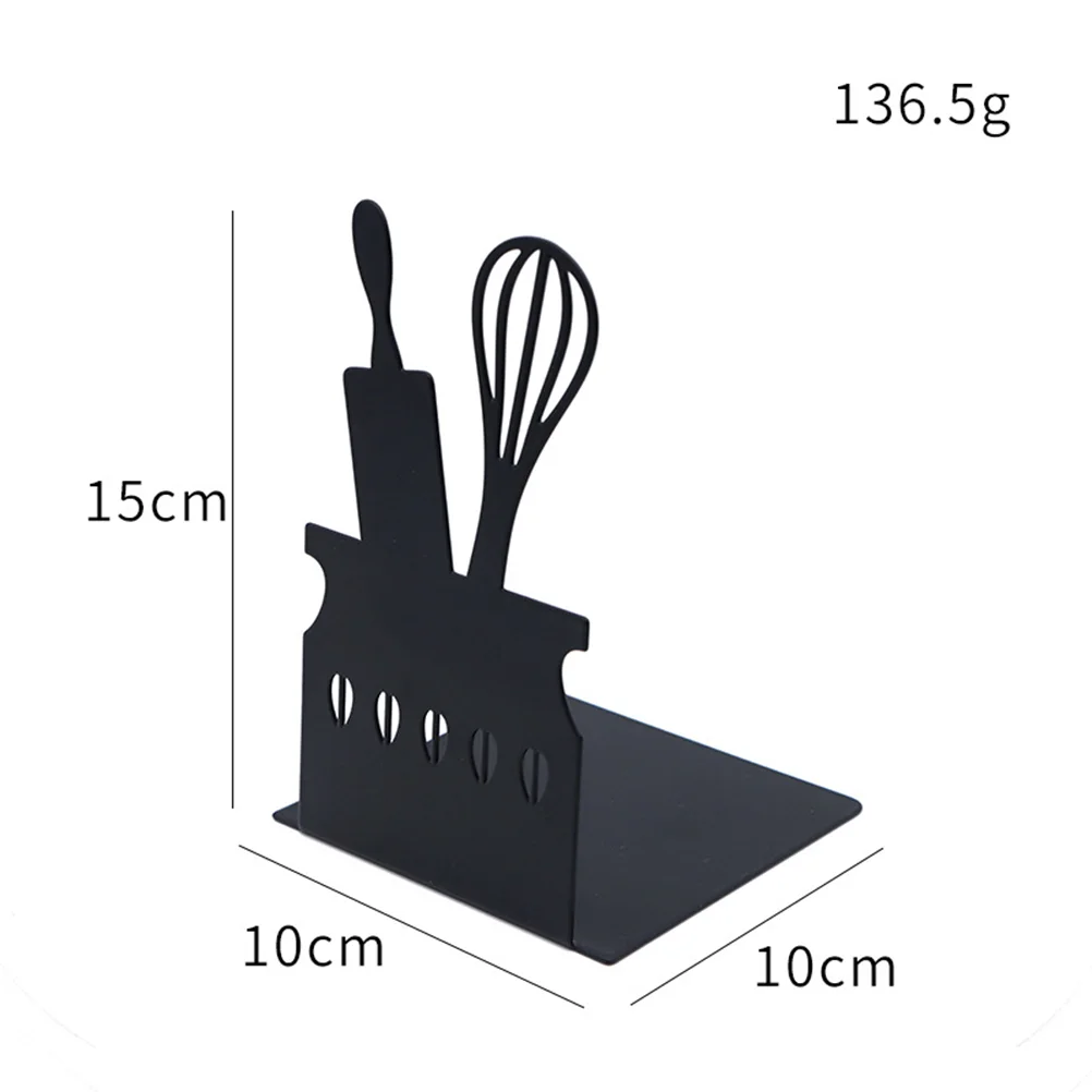 2 pçs ferro forjado cozinha estante mesa decorações estantes estantes de metal trabalhada extremidades