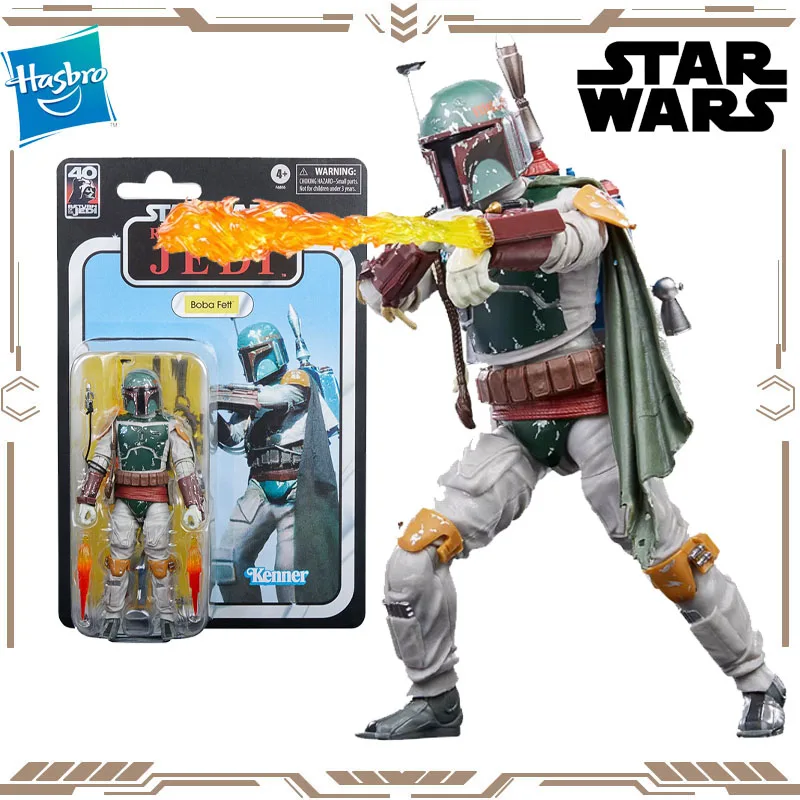 

Hasbro Original Star Wars Black Series Return of The Jedi Boba Fett 6 Inches Action Figure Toys for Boys Girls Gift Collectible