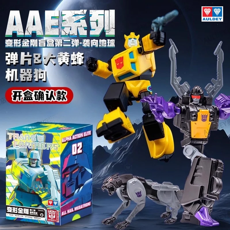 Auldey حقيقية المحولات صندوق أعمى سلسلة 2 نحلة ميجاترون مفصلية عمل نموذج لجسم لعبة للبنين هدية الكريسماس