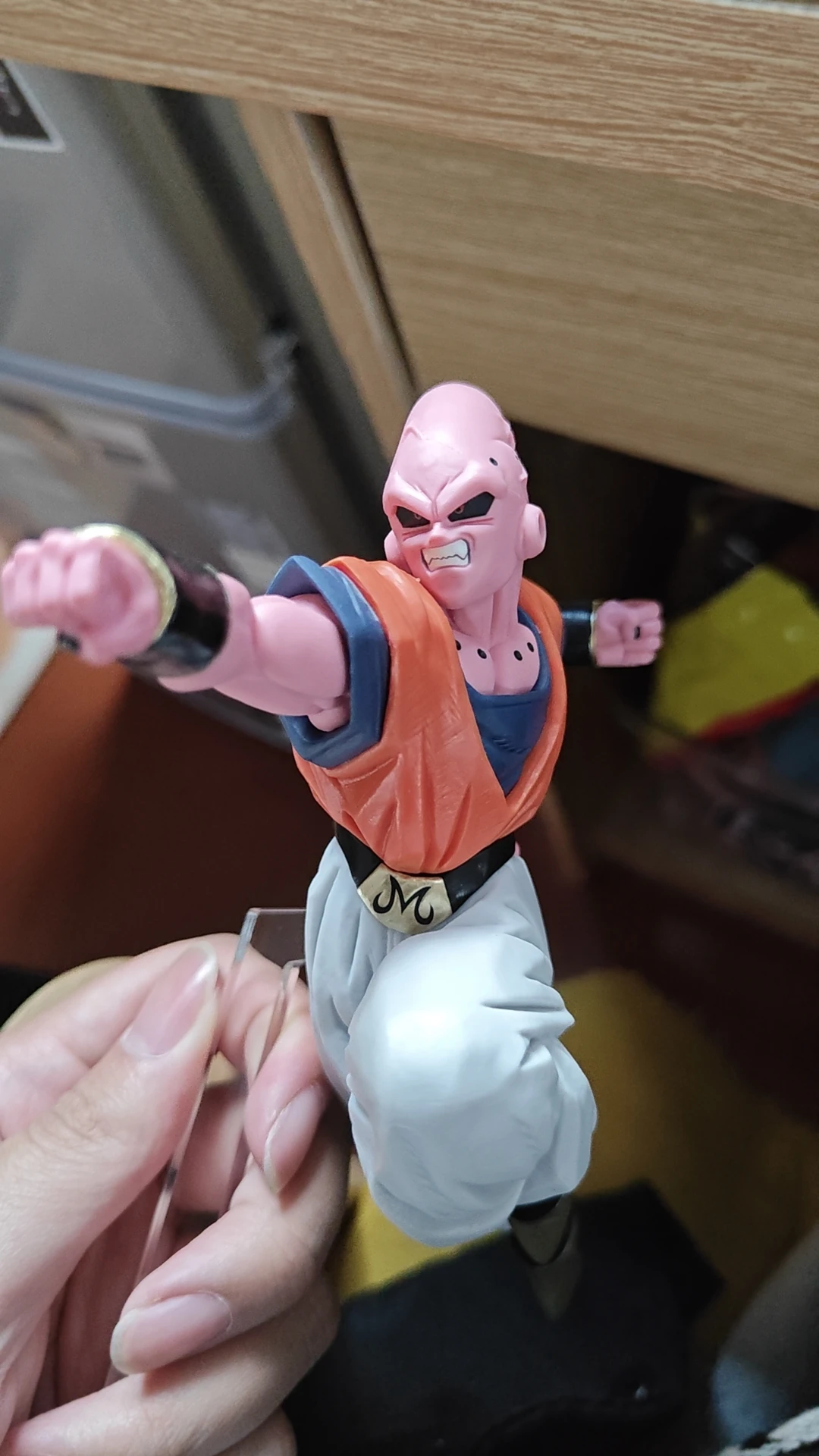 Bandai Original Dragon Ball Z Anime Figure MATCH MAKERS Vegetto Majin Buu Action Figure Toys for Gift Collectible Model