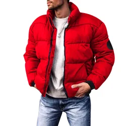 2024 Winter New Men's Cotton Jacket, Daily Casual Windproof and Cold Proof Warm Cotton Clothing