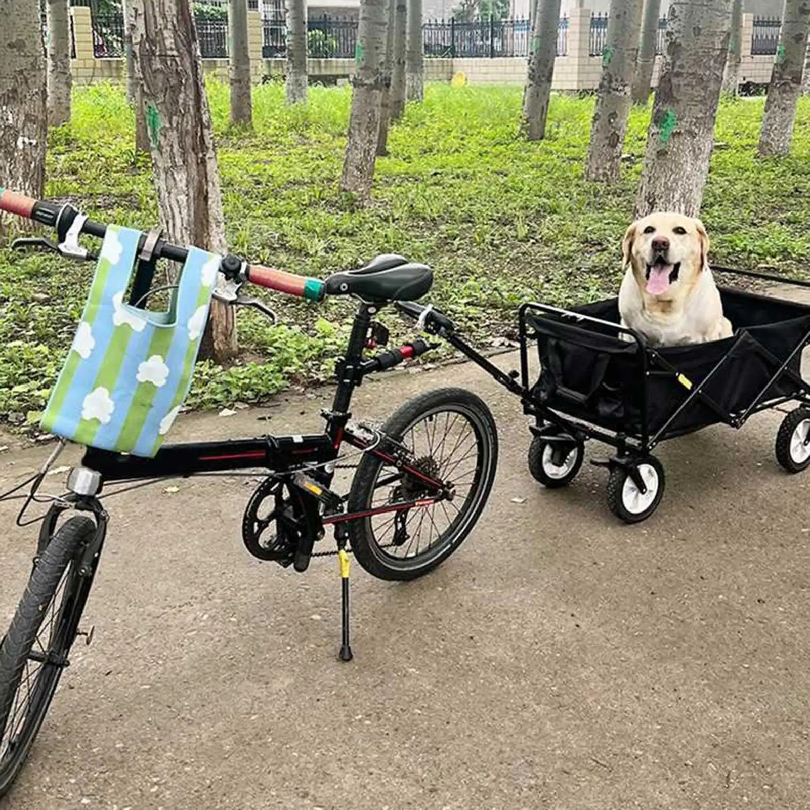 Bike Trailer Connector Cycling Cargo Hitch Weatherproof Bike Trailer Connector For Outdoors Camping Commuting Shopping Trip