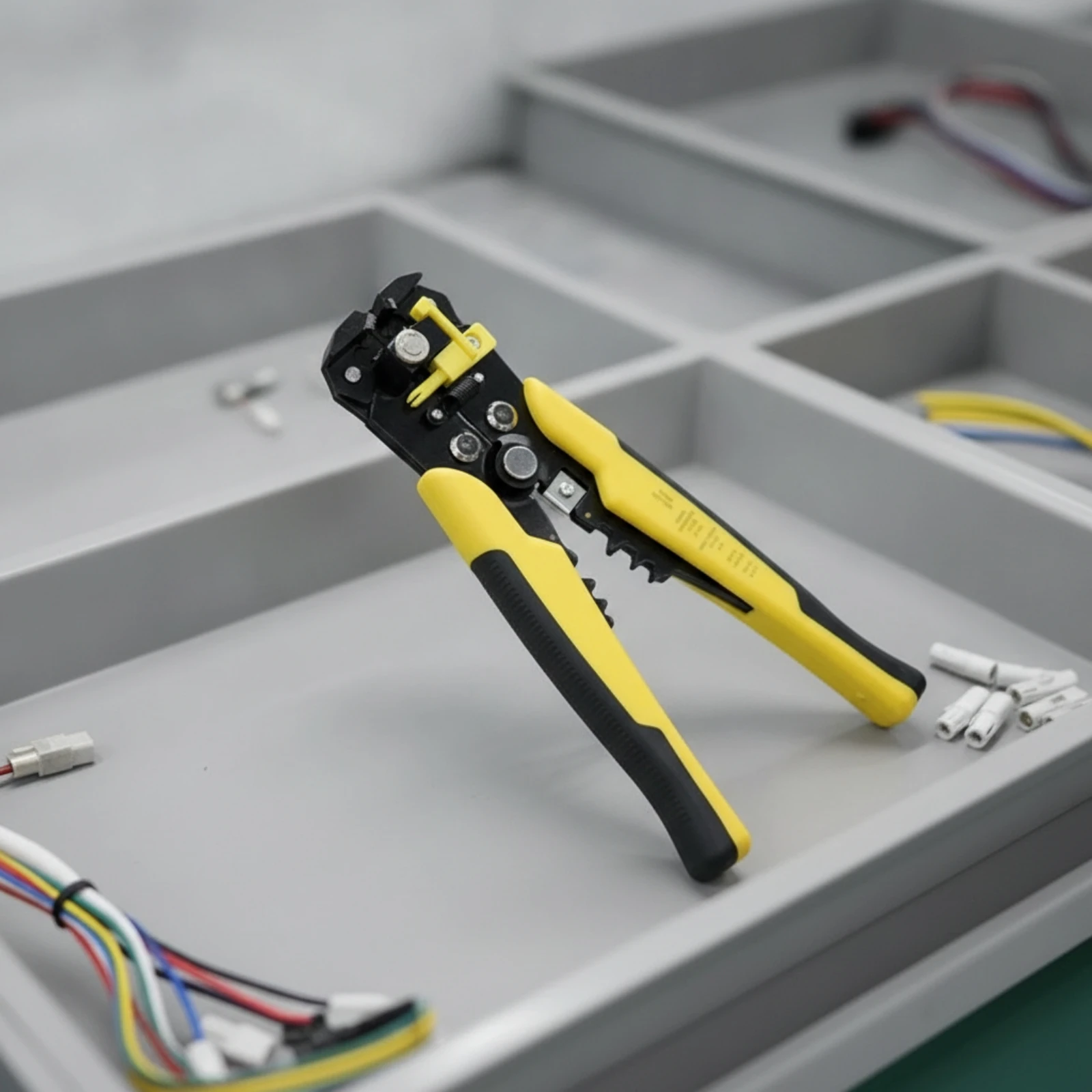 Wire Stripping Pliers Easy to Use Automatic Wire Stripper Tool Handheld Sturdy for Electricians, Electrical Installation