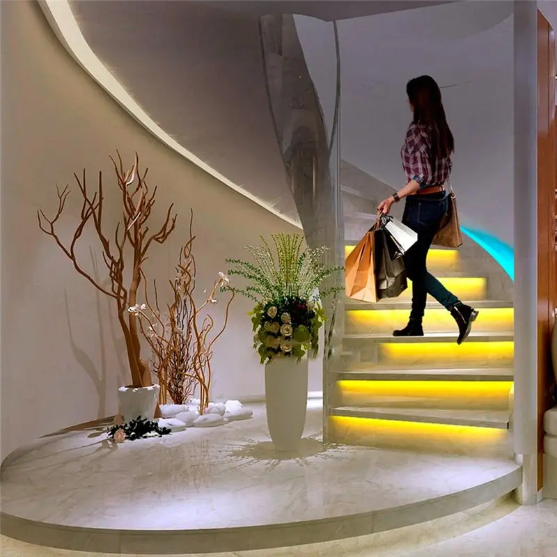 AB11-WS2811 Led Strip Lights 6-36 Channel Human Infrared Touch Multi-Function Induction Controller Staircase Lamp Running