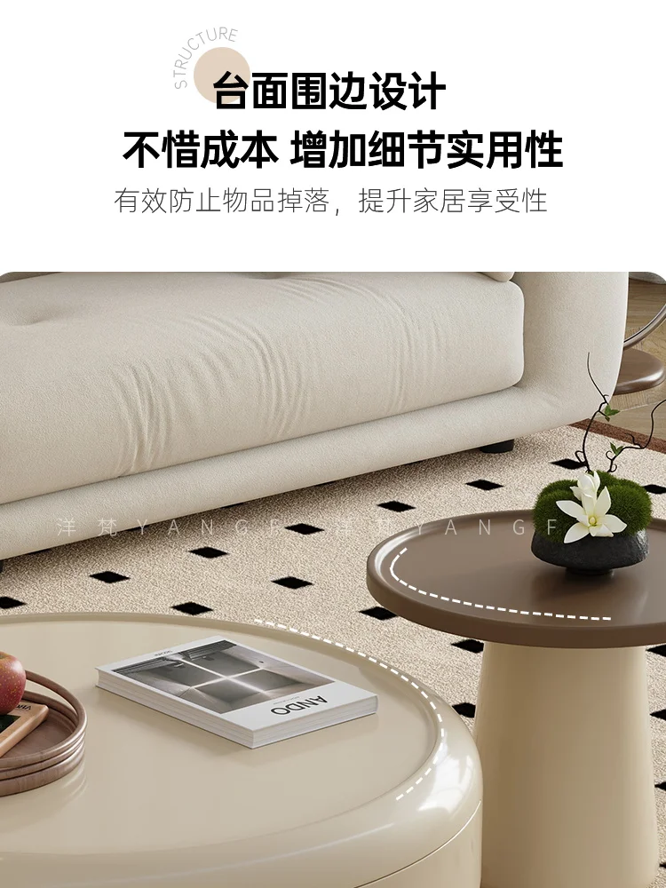 Cream Style Coffee Table Round Coffee Table