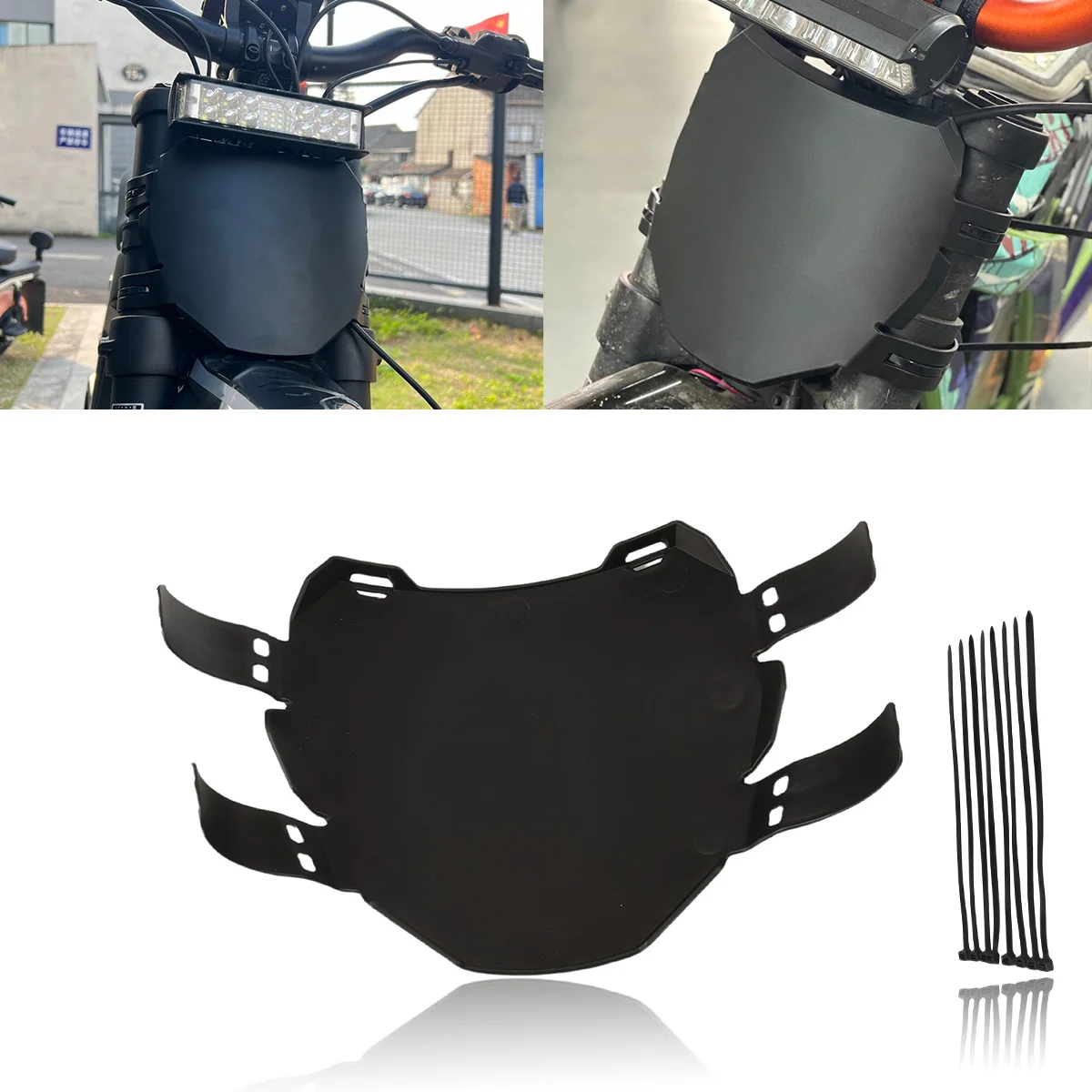 

For Light Bee Surron S X Front License Number Plate License Plates Registration Motorcycle Accessories Electric Dirt Pit Bike