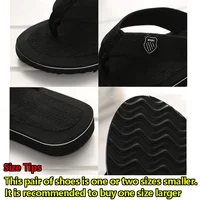 Casual Flip Flops For Men Slippers Beach Sandals Summer Non-Slip Flat Slides Men Slippers Indoor House Shoes Man Male Slipper 6