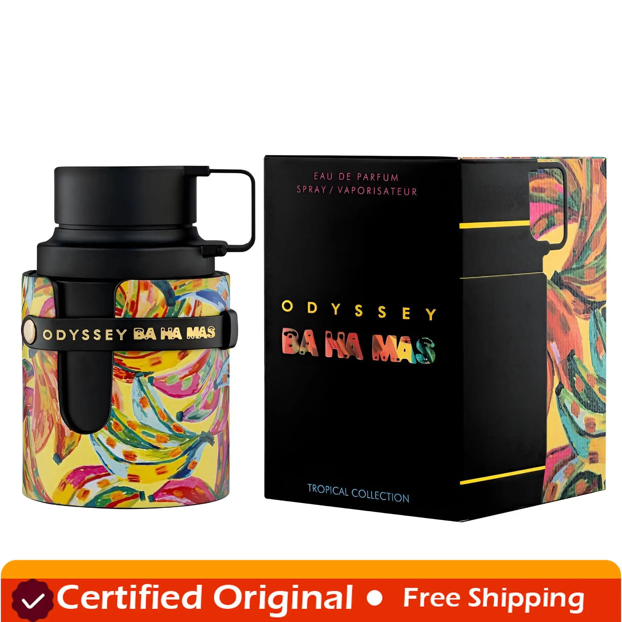 

Armaf Odyssey Ba Ha Mas Tropical Collection Fruity Aquatic Woody Eau De Parfum Spray Long-Lasting Fragrance for Unisex 3.4 Ounce