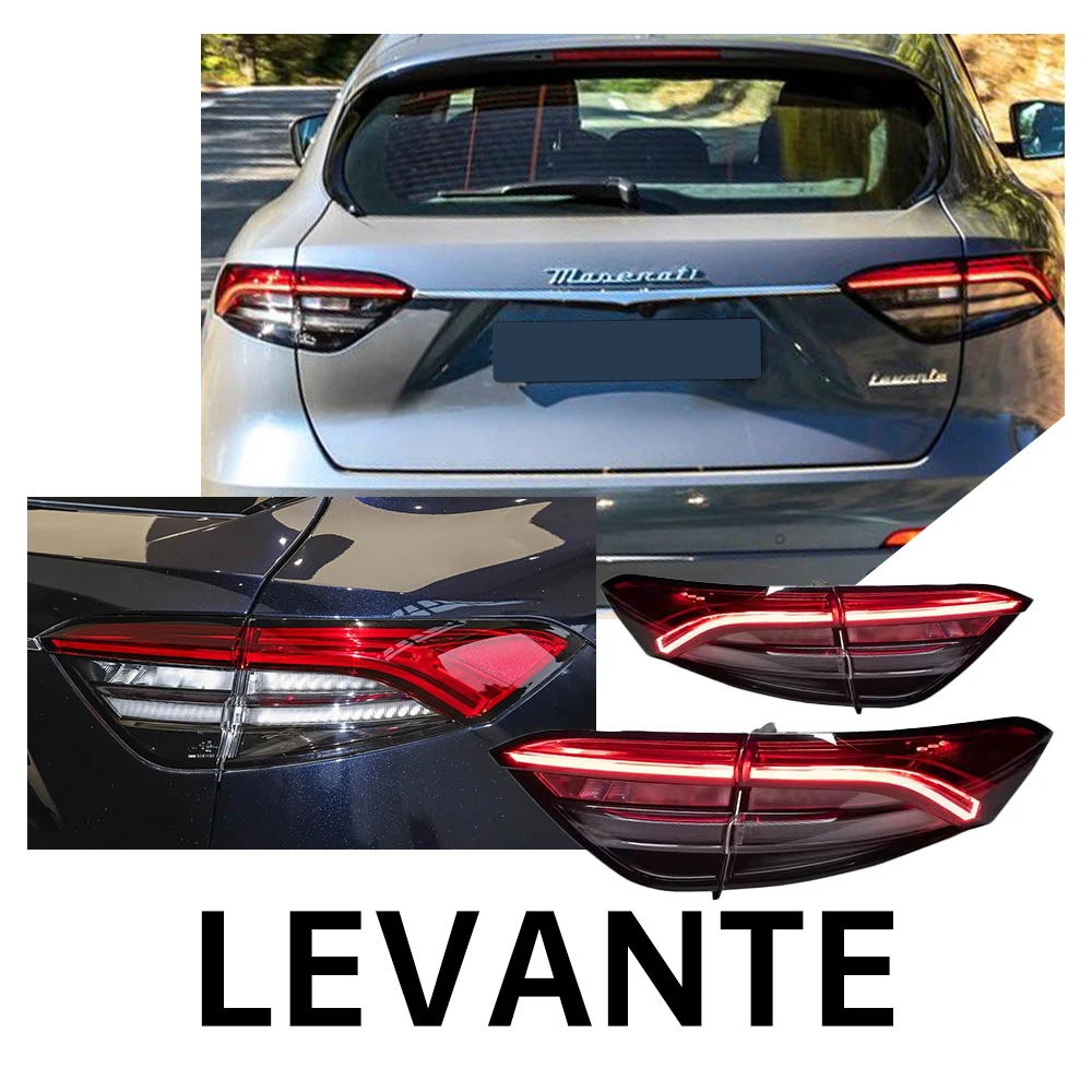 Car Light for Maserati Levante Taillight 2016-2020 Tail Lamp 12V Led Fog Light Work Drl Auto Tuning Car Supplies Accessories