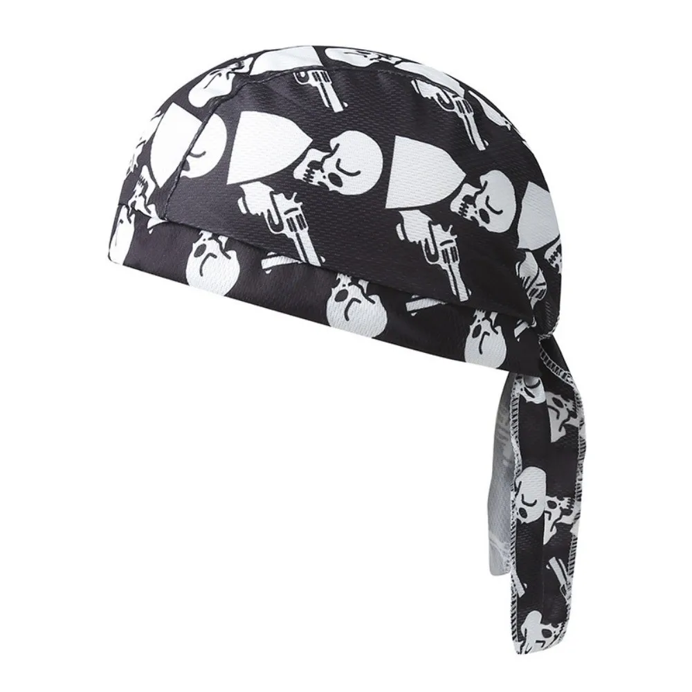 Paisley Print Hijab Caps Breathable Adjustable Bandana Headscarf Comfortable UV Protection Chemo Cap Outdoor Activities