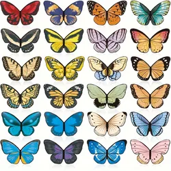 24Pcs Butterfly Magnetic Bookmarks - Assorted Pet Design Page Markers for Readers, Students, and Teachers Paper Reading Supplies