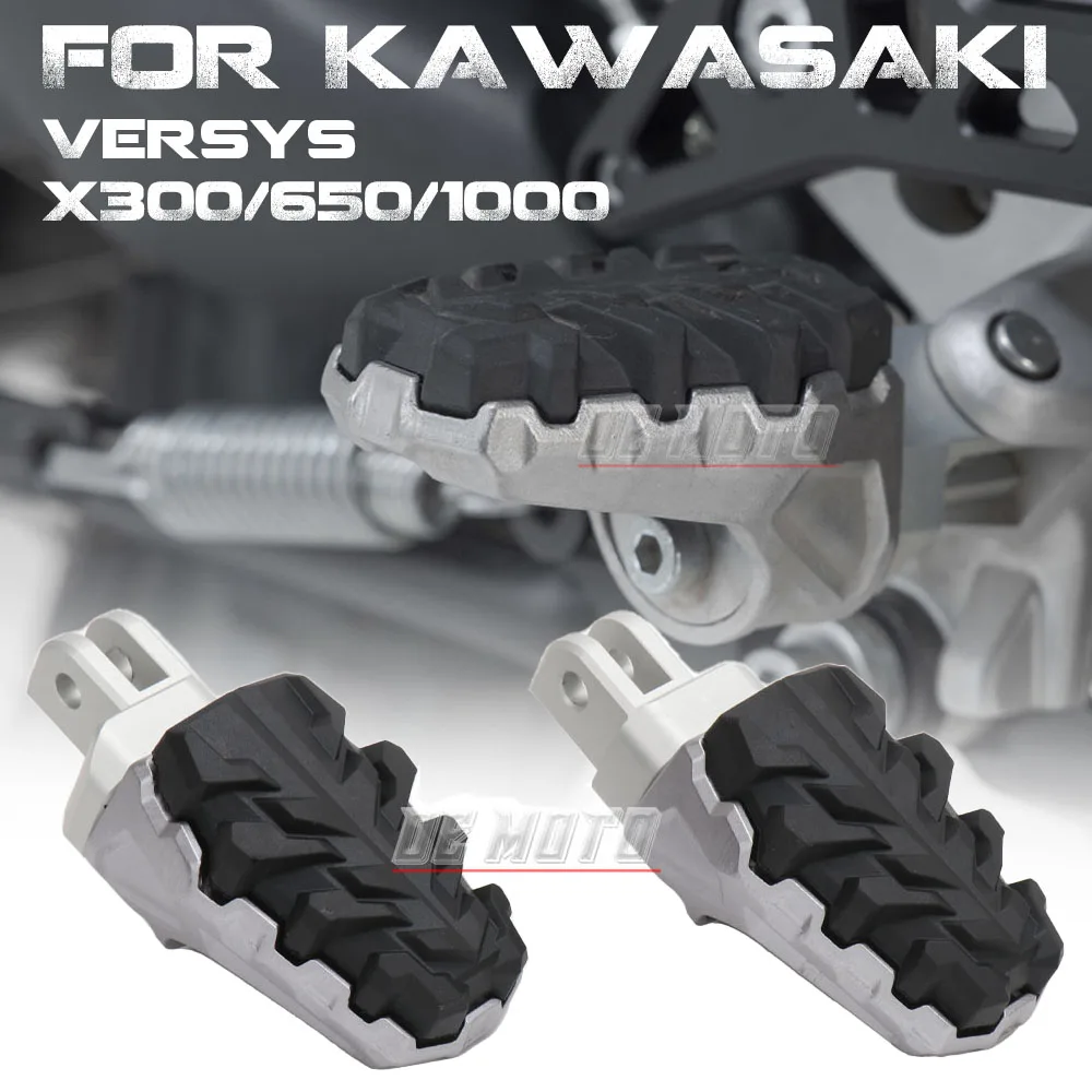 

FOR Kawasaki VersysX300/650/1000 Footrest Kit New accessories Motorcycle Footrest Foot Peg Rest Pedals For Scrambler