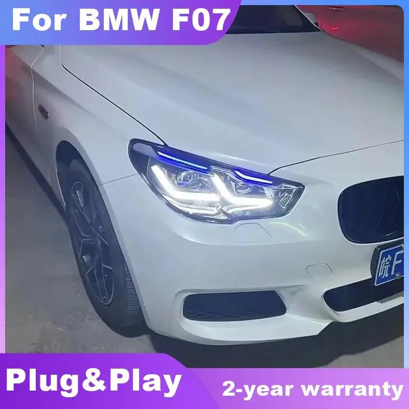 Car Styling for BMW F07 FULL LED Headlights 2010-2017 5 Series Head Lights GT 5GT DRL Turn Signal LED High Beam Projector Lens