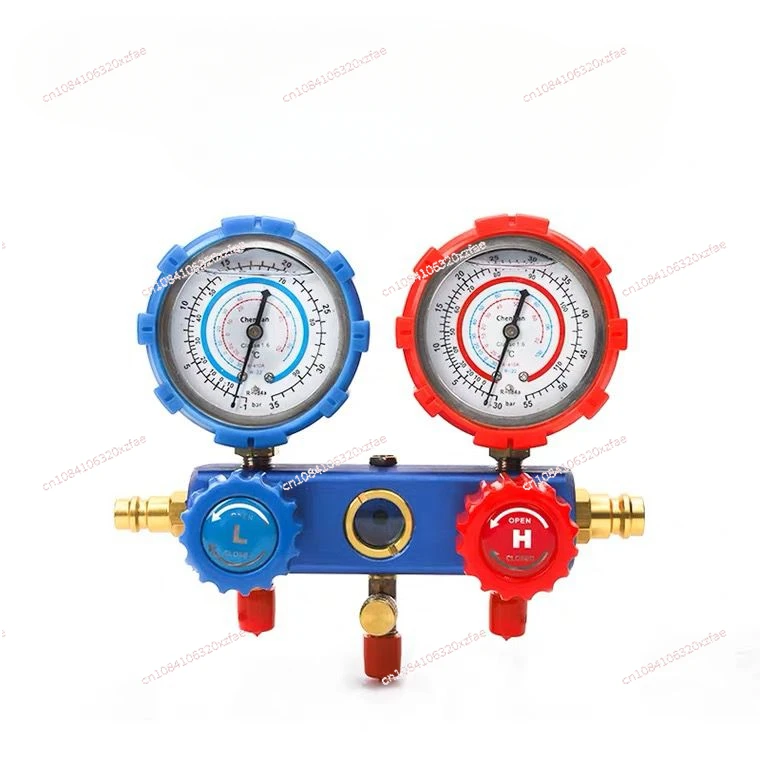 R134a refrigerant refrigerant double gauge valve tool for automotive fluorinated gauge Snow