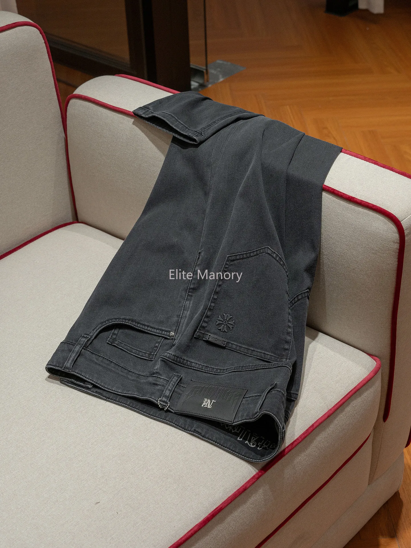 

[8 ounces enzyme wash] Lyocell cotton comfortable and breathable, elastic thin small straight jeans