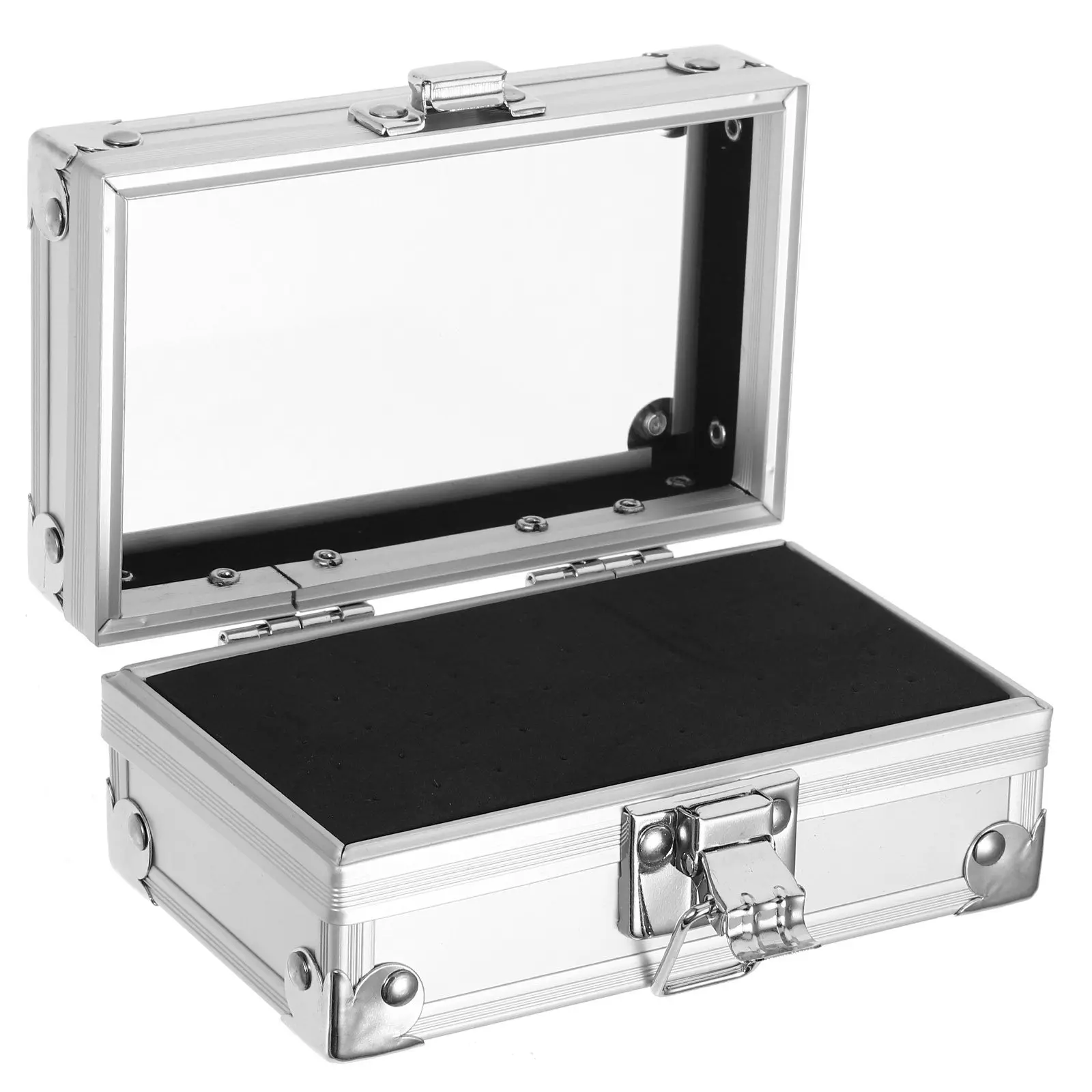 

Portable Drill Bits Holder Storage Box Display Stand For Nail Salons Diy Home Use Durable Sturdy Case With Multiple Holes