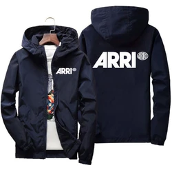 ARRI Men's Sunscreen Beach Casual Jackets, High Quality Zipper Hooded Jackets, Versatile for Outdoor Sports, Summer 2024