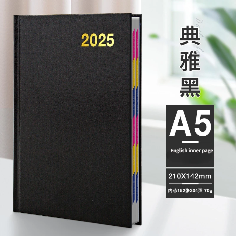 2025 New Notebook Schedule 365 Day Diary Cross-border Daily Office Diary