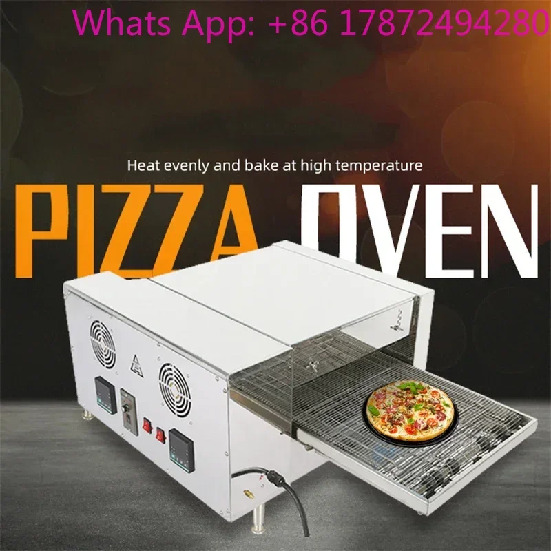Chain Pizza Oven Tracked Pizza Oven Electric Commercial Oven Digital Display Automatic Baking NP-10