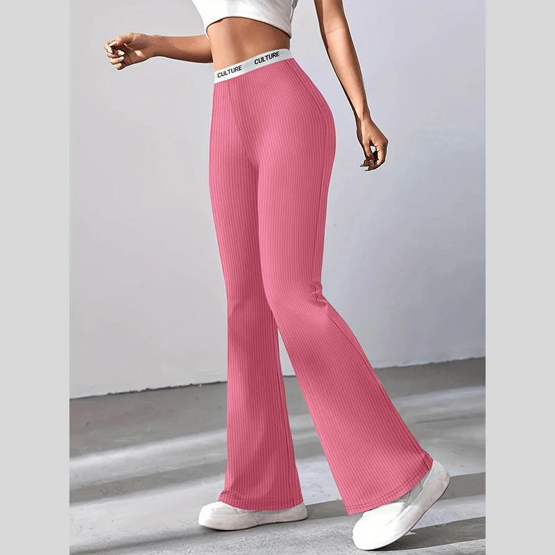 Ladies Trousers Temperament Commuter Wide Leg Micro Flared Trousers Fashion Draped Ladies Nine Minute Drag Trousers