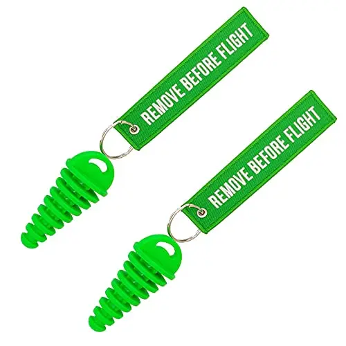 

Green Spiral Exhaust Plug 0.6–1.5 Inch With Safety Tag For 2-Stroke Motorcycle ATV Dirt Bike – Remove Before Starting Engine